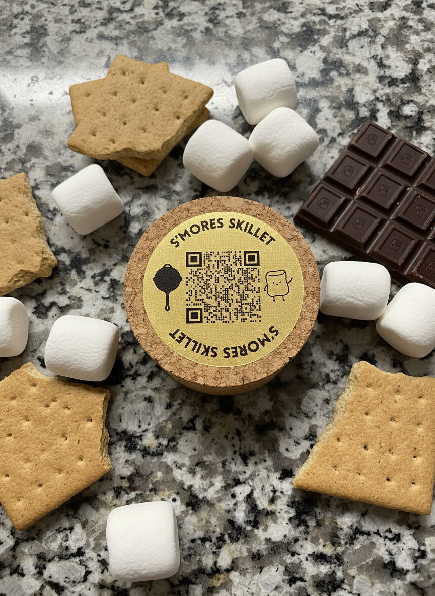 Cork lid S'mores Skillet