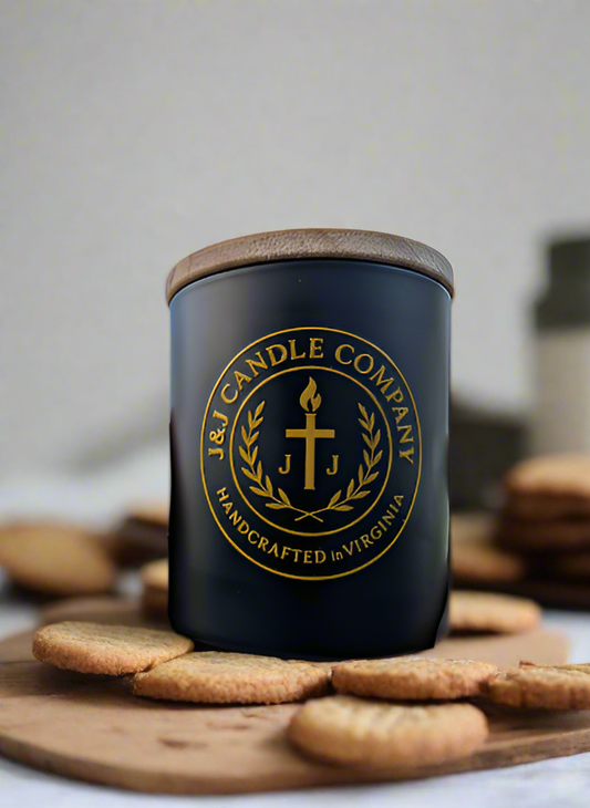 Sugar Cookies | Wooden Wick | Handmade | Organic Wax| 6oz | 30+ Hours of Burn