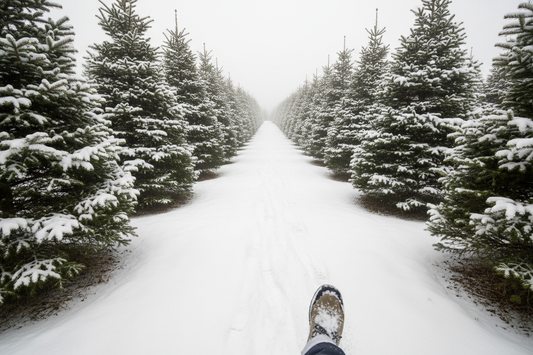 Walking through the farm