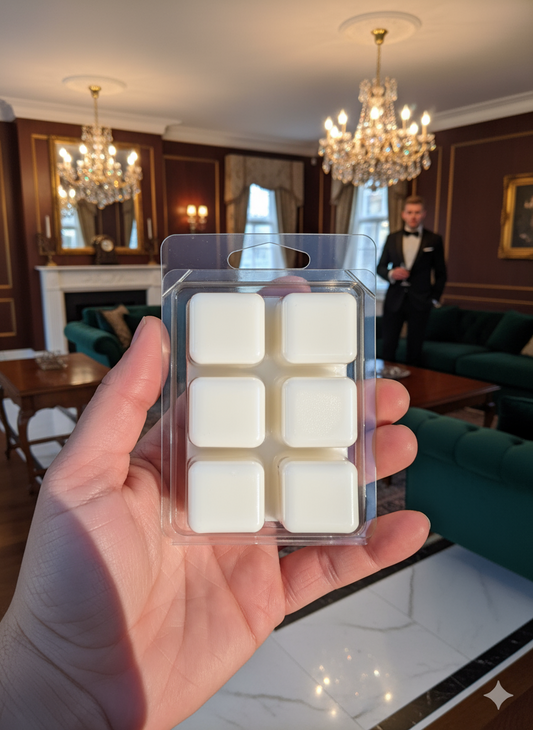 James Bond Wax Melts | Organic Wax | Handmade | 2.5oz | 6 Cubes