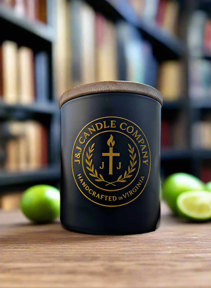 Lime Reserve | Wooden Wick | Handmade | Organic Wax | 6oz