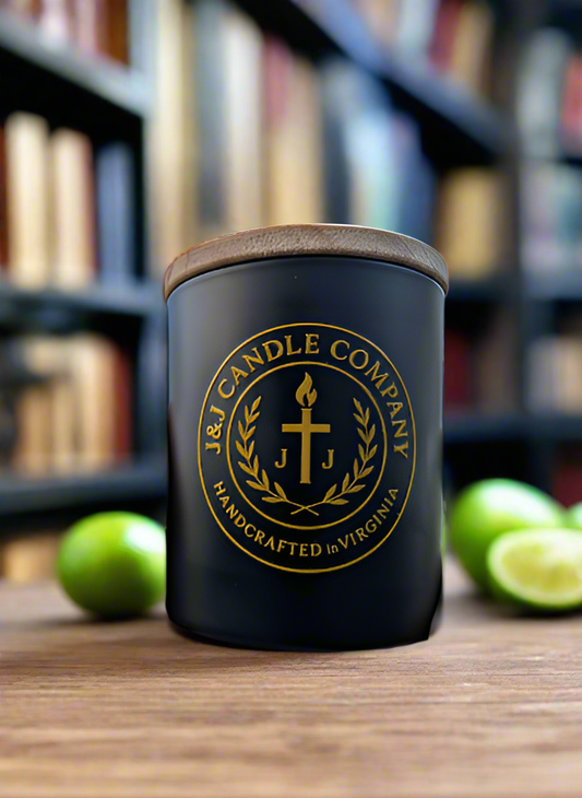 Lime Reserve | Wooden Wick | Handmade | Organic Wax | 6oz