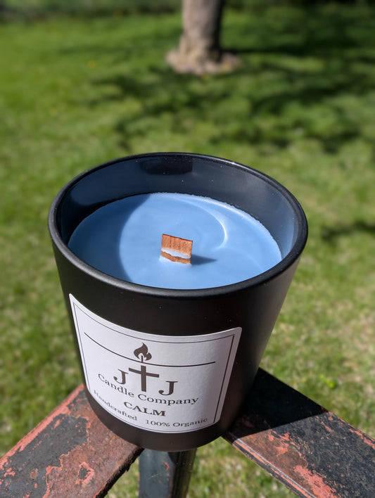 Calm  |  Wood Wick  |  Handmade  |  Organic  |  6oz