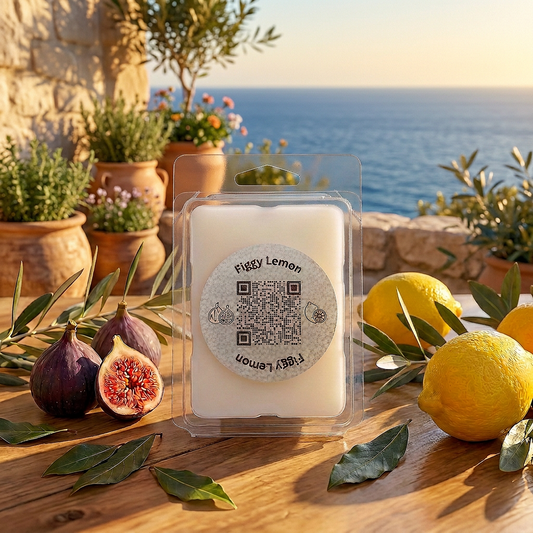 Figgy Lemon Wax Melts | Handmade | 2.5oz | 6 Cubes